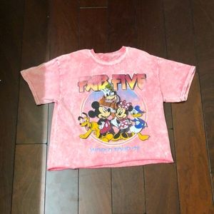 Fab five Disney crop top, woman’s medium